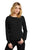 District® Ladies Featherweight French Terry™ Long Sleeve Crewneck-DT672