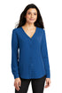 Port Authority® Ladies Long Sleeve Button-Front Blouse-LW700