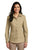 Port Authority® Ladies Long Sleeve Carefree Poplin Shirt. LW100