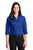 Port Authority® Ladies 3/4-Sleeve Carefree Poplin Shirt. LW102