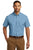 Port Authority® Short Sleeve Carefree Poplin Shirt. W101